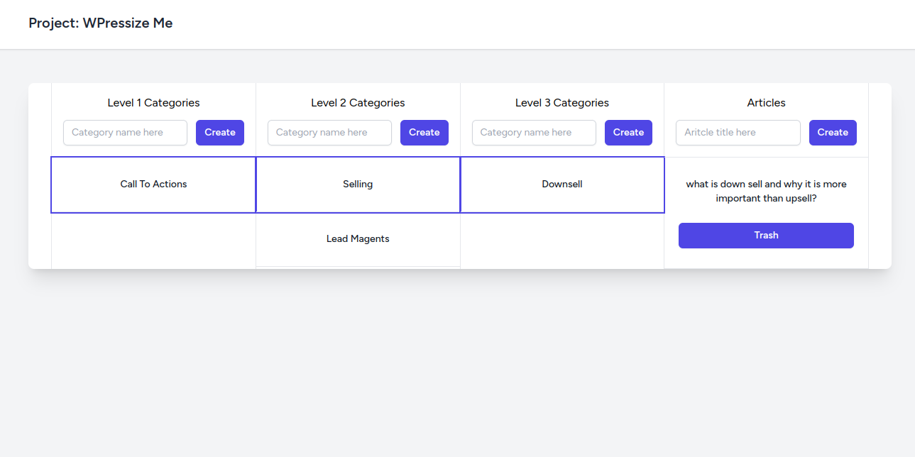 Projects example